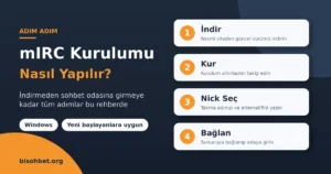 mIRC Kurulumu Nasıl Yapılır? Adım Adım Resimli Anlatım